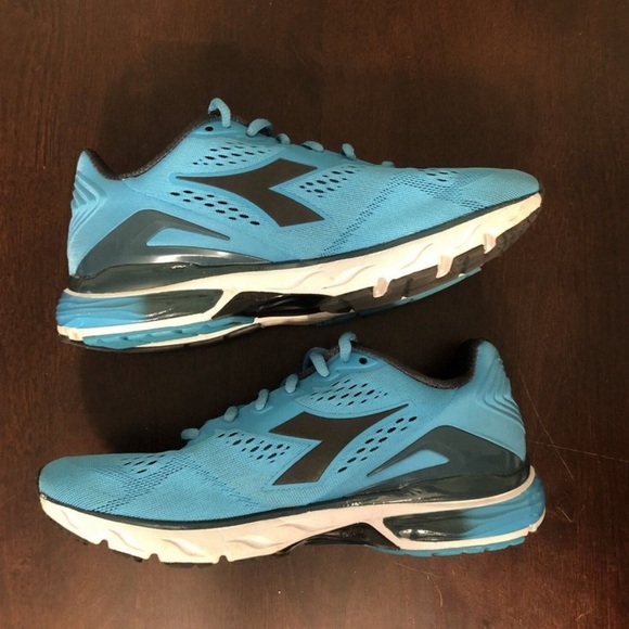 Diadora women’s Mythos Blue Shield 2 Teal Running Shoes size 8 C6415 - Picture 6 of 10